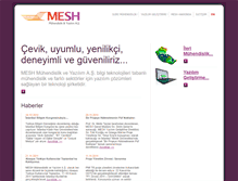 Tablet Screenshot of mesh.com.tr